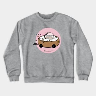 Donut Car - Let's Roll (Strawberry) Crewneck Sweatshirt